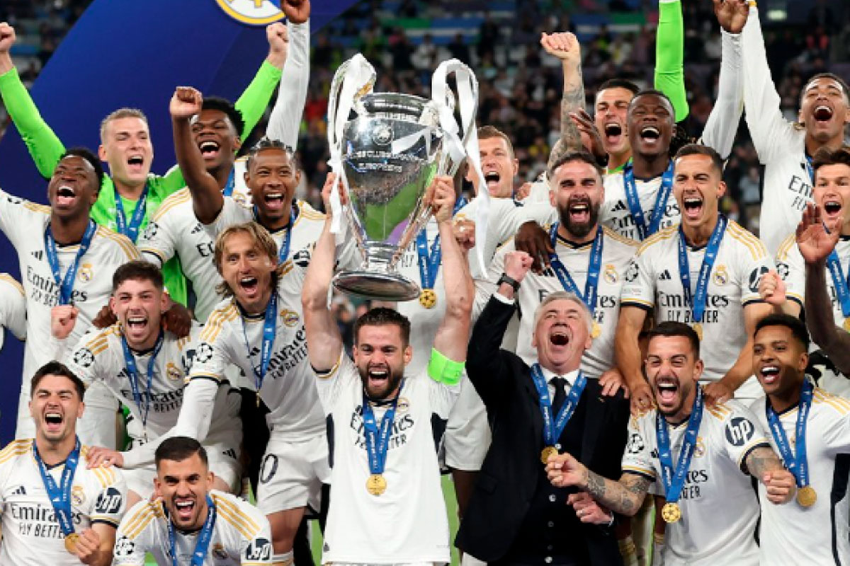 Real Madrid é campeão da Champions, e Vini Jr se torna 1º brasileiro a marcar em duas finais
